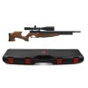 The well-designed, regulated Aselkon MX5 Wood 5.5mm PCP has a Turkish Walnut stock and comes in a hard case with 2 magazines and a fill adapter.