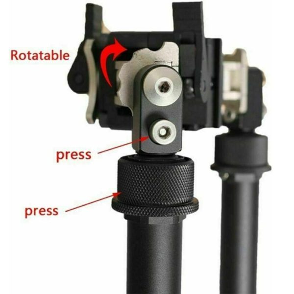 The Long Leg Wide Stance Tactical Bipod for Air rifles and Firearms. Shooters and outdoor sports enthusiasts will be able to admire the simplistic and straight forward design. The new generation durable, high-tech, light-weight aluminium construction makes this bipod very popular. It is also very easy to use!