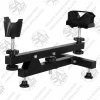 This Adjustable Rifle Shooting Rest has soft front and rear rest points, both height and incline adjustability and also shock absorption.
