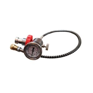 The SAA Complete 300BAR PCP Fill Station from SA Air Rifles & Accessories includes a 50cm high pressure hose, bleed off, large gauge and a quick coupler.