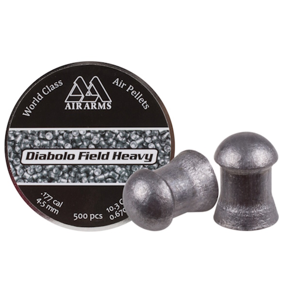 Consistency and accuracy are the key to successful shooting and the Air Arms Field Heavy 4.52mm 10.3gr 500PCS delivers both in abundance!