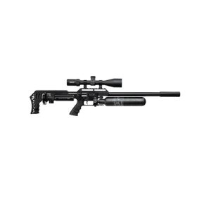 This FX Impact M3 Sniper SlugGun Power Block Black 5.5mm is fitted with a power kit and a 700mm heavy slug liner. Specifically customized and purpose built from the ground up with heavy slug shooting in mind. We will tune your rifle to shoot the heavy slugs of your choice, not restricted to just one brand or grain.