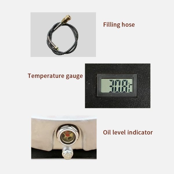 With an easy to read digital temperature gauge, the Tuxing 220V 300BAR Electric Compressor is ideal for everyday use.
