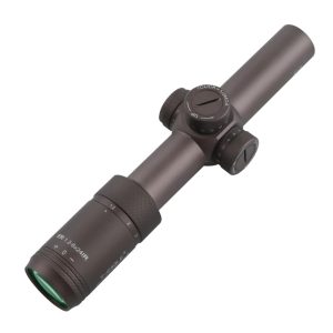 T-EAGLE ER 1.2-6X24 IR HK Black with glass etched reticle and red green illumination. Full multi-layer broadband coating ensures a clear sight picture.