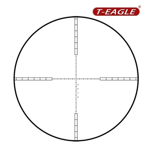T-EAGLE ER 1.2-6X24 IR HK Black, T-Eagle ER 1.2-6x24 IR HK Tan and T-Eagle ER 1.2-6x24 IR HK Silver feature a glass etched reticle and red green illumination. Full multi-layer broadband coating ensures a clear sight picture.