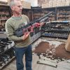 Kobus Barnard from SA Air Rifles & Accessories, holding the Daystate Alpha Wolf PCP 5.5mm.