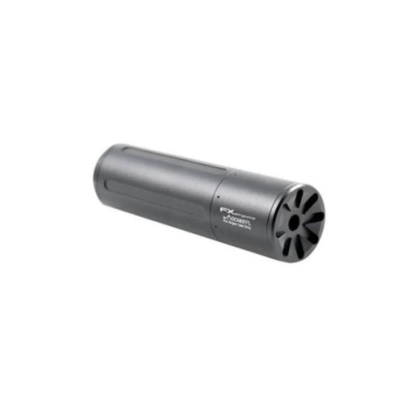 The DonnyFL FX Airgun Silencer .25 weights around 133 gram and is suitable for 4.5mm, 5.5mm and 6.35mm.