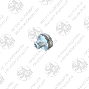 The SAA Silencer Adapter P15 P35 Throne gives you 1/2"UNF threading directly to your rifle's shroud. The perfect solution for those who want to add extra sound moderation to their air rifle