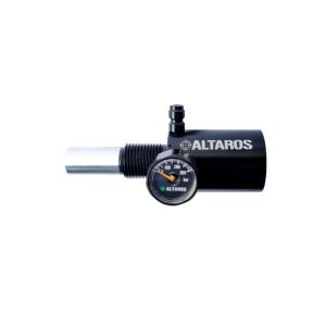 The Altaros Pressure Regulator with Gauge can be installed in most air rifles which have a standard air tank and M 18x1,5 threading. 