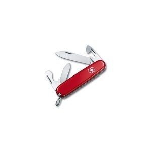 Keep the Victorinox Recruit Red 84mm in your pocket for all your everyday adventures. Perfect EDC multi-use pocket knife with 10 essential functions.