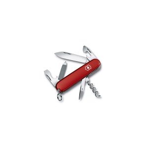 The Victorinox Sportsman Red 84mm is a slim, lightweight, practical medium sized Officer's Knife with 13 functions and is perfect for a go-getter!