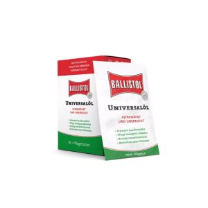 Ballistol Wipes Box (10 Sachets) is an extremely versatile universal oil. It’s perfect for leather, wood and metal care, and even for disinfecting wounds.