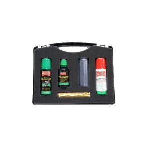 With this Ballistol Quick Browning Kit you can have the traditional surface protection at home, accurately burnishing knife backs or other metal components.
