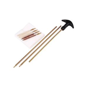 This Gun Cleaning Rod Kit is suitable for 4.5mm (.177 calibre) and 5.5mm (.22 calibre) airgun rifles and pistols, as well as firearm rifles and pistols.