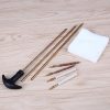 This Gun Cleaning Rod Kit is suitable for 4.5mm (.177 calibre) and 5.5mm (.22 calibre) airgun rifles and pistols, as well as firearm rifles and pistols.