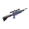 The Kral Puncher NP-02 Midnight Blue 5.5mm has a sleek and attractive laminate stock that definitely turns heads! This very compact air rifle features both an air bottle to the rear and an air cylinder to the front. With approximately 150 shots per fill, its easier to keep your shots on target for longer periods.