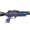 The Kral Puncher NP-02 Midnight Blue 5.5mm has a sleek and attractive laminate stock that definitely turns heads! This very compact air rifle features both an air bottle to the rear and an air cylinder to the front. With approximately 150 shots per fill, its easier to keep your shots on target for longer periods.