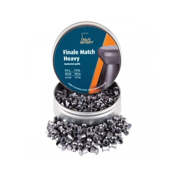 The H&N Finale Match Heavy 4.5mm 8.18GR 500PCS is one of the top products for competition use. A product Olympic winners and world champions rely on.
