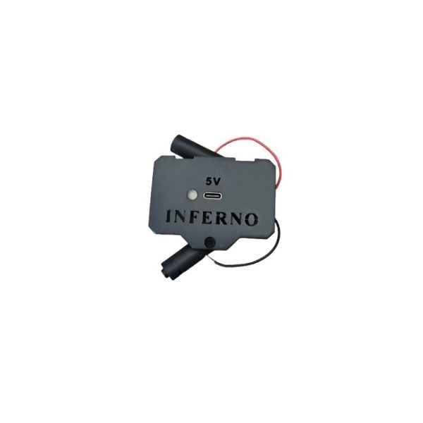 The Inferno FX Chrony Power Adaptor replaces the batteries in the FX Pocket Chronograph. Now you can use the chrony with a power bank or USB-C charger.