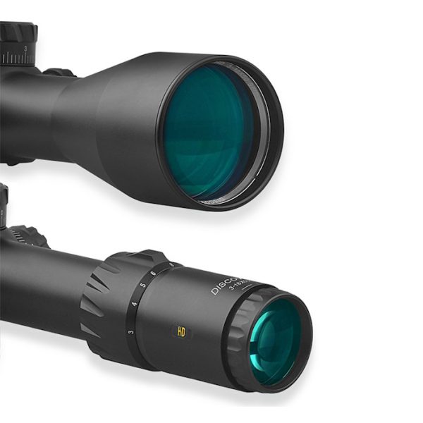 The Discovery HD 3-18x50 SFIR FFP rifle scope offers high definition images and an illuminated reticle in the first focal plane.