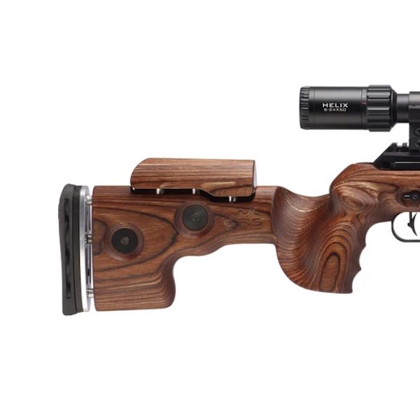 Get power, precision and adjustability with the FX King 600 Hunter Brown 5.5mm and FX King 500 Hunter Brown 5.5mm, the ultimate traditional sporter-style airguns with GRS laminate stock.