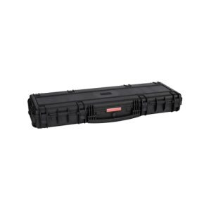 The Heavy Duty Gun Case 1133513 features both Egg Shell and Pick and Pluck foam, snap latches, lock points, roller wheels and a rubber seal and air valve.