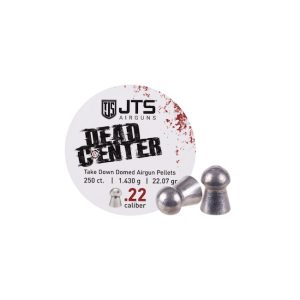 Get the JTS Dead Center Domed 5.5mm 22.07gr 250PCS precision airgun pellets! If dead center is where you want to be, JTS has exactly what you need.