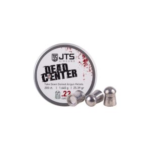 Get the JTS Dead Center Domed 5.5mm 25.39gr 200PCS JAC113 precision airgun pellets! If dead center is where you want to be, JTS has exactly what you need.