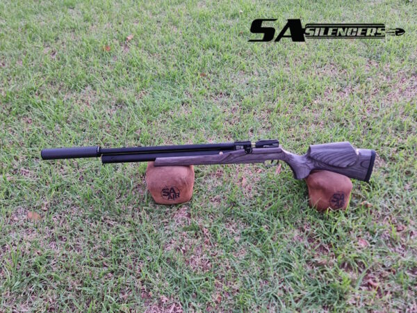 Hush your high power airgun with the SA Silencers Long Carbon Monocore. A sleek beast of a silencer with premium quality and superior sound moderation.