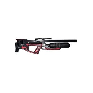 The light, compact AirMaks KRAiT WL Red Laminate 5.5mm is powerful and very accurate with externally adjustable regulator, cheekpiece and buttplate.