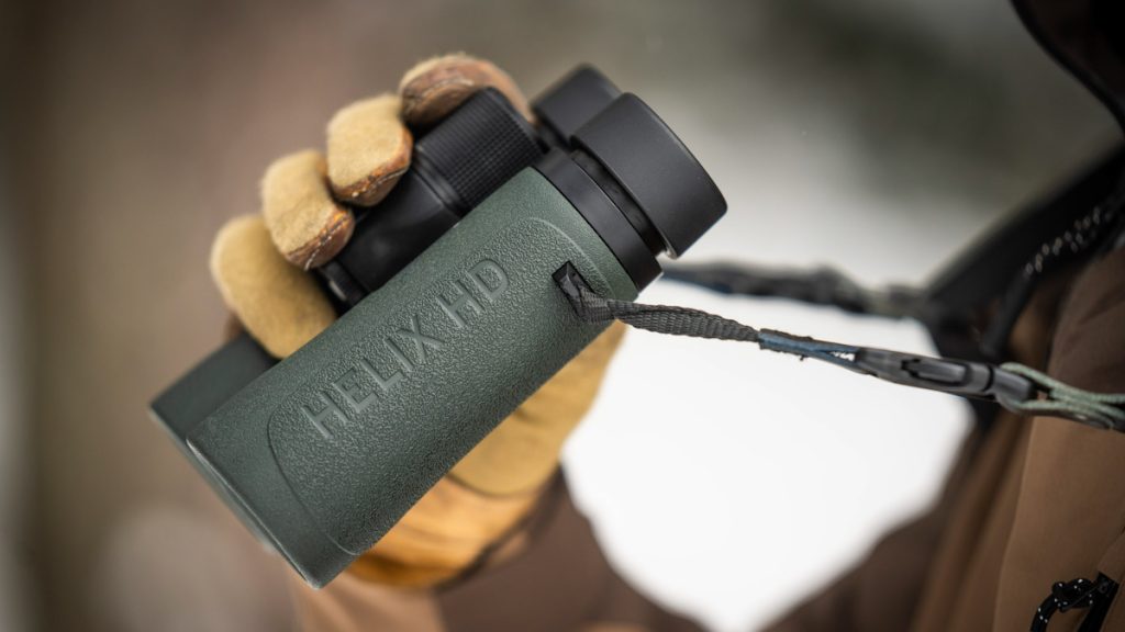 The rugged Element Helix HD 8x42 Binoculars and Element Helix HD 10x42 Binoculars feature ED Glass and multi-coated lenses. Perfect for hunters, bird watching, game viewing and tactical use.