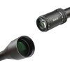 The March SK 5-25x50SFIR FFP features Side Focus, Zero Set, lockable turrets and red & green illuminated centre dot reticle in the First Focal Plane. Included you get a Sunshade, flip up lens covers and a magnification throw lever.