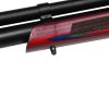 Turn heads with the striking Nova Vista Alpha Red Laminate 5.5mm, a regulated multi-shot PCP air rifle with a beautiful red and blue laminated wooden stock.