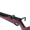 Turn heads with the striking Nova Vista Alpha Red Laminate 5.5mm, a regulated multi-shot PCP air rifle with a beautiful red and blue laminated wooden stock.