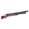 Turn heads with the striking Nova Vista Alpha Red Laminate 5.5mm, a regulated multi-shot PCP air rifle with a beautiful red and blue laminated wooden stock.