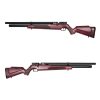 Turn heads with the striking Nova Vista Alpha Red Laminate 5.5mm, a regulated multi-shot PCP air rifle with a beautiful red and blue laminated wooden stock.