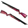 Turn heads with the striking Nova Vista Alpha Red Laminate 5.5mm, a regulated multi-shot PCP air rifle with a beautiful red and blue laminated wooden stock.
