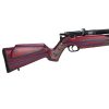 Turn heads with the striking Nova Vista Alpha Red Laminate 5.5mm, a regulated multi-shot PCP air rifle with a beautiful red and blue laminated wooden stock.