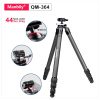 The lightweight, heavy-duty Manbily QM-364 Carbon Fiber Tripod extends from about 14 to around 154 - 156cm and features an adjustable, quick-release 2-in-1 Arca-Swiss and Picatinny adapter. Featuring a 20kg load capacity, 45mm ball head with 360° movement and lever lock, interchangeable rubber and spike feet, smooth leg angle adjustment and much more! You also get a durable carry and storage bag. Perfect for hunters, shooters, photography or videography!