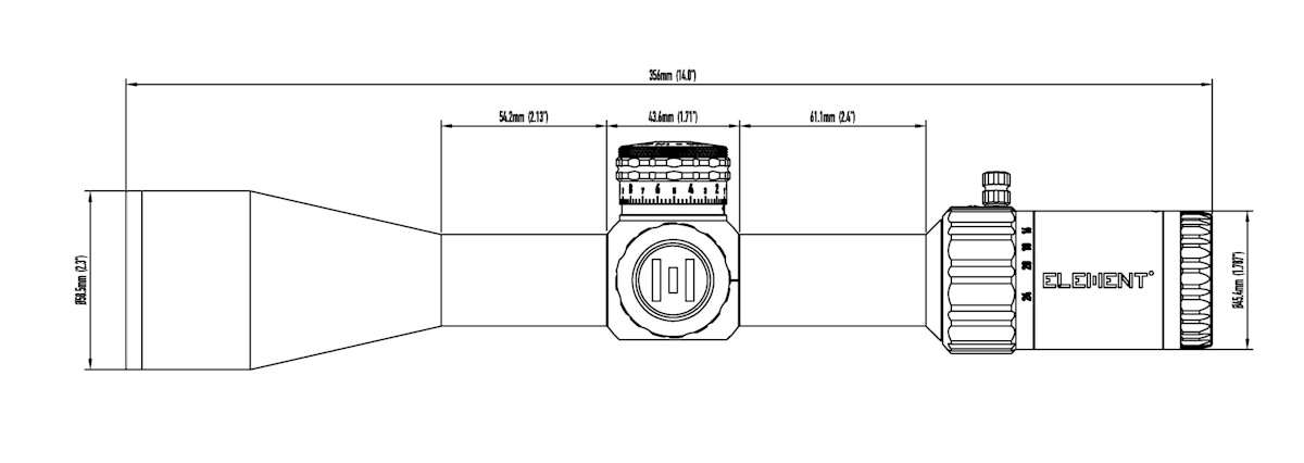The Element Helix Gen 2 6-24x50 with zero-stop was designed for long range shooting, with precise aiming and holdovers. Available in the following models: Element Helix Gen 2 6-24x50 SFP APR-1C MOA, Element Helix Gen 2 6-24x50 SFP APR-1C MRAD