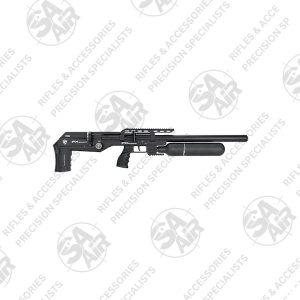 The FX Leopard Sniper Bottle combines FX Airguns' best features in one compact design, built for power, precision and adaptability. You get dual air reservoirs (over-the-barrel air system combined with a carbon fiber bottle) totalling 890cc for a high shot count, 54 cc Power Plenum, AMP MKII Regulator, Quick Tune System, 20 MOA Mounting Rail, STX Superior Heavy Liner, and the list goes on. The perfect companion for both competitors and long-range enthusiast!