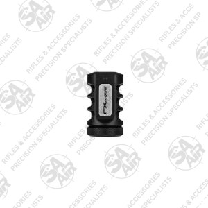 The FX Pro Muzzle Brake 6.8mm with easy, tool-free installation reduces recoil and muzzle rise for improved accuracy and faster follow-up shots. Designed for the FX Leopard and FX DRS, suitable for airguns with ½″–20 UNF threaded muzzles with a 34 mm shroud.