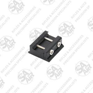 The Delta Force Picatinny to Arca Adapter fits your rifle's Picatinny rail and slides effortlessly into ARCA-Swiss bipods and tripods for a stable platform.