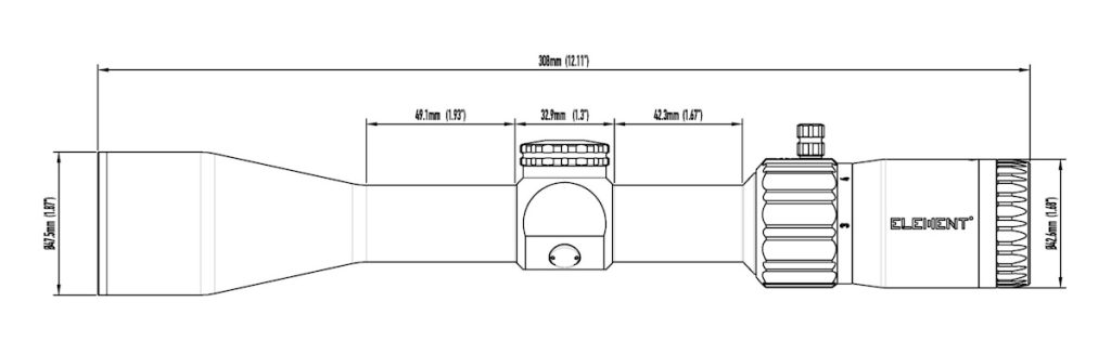 The Element Iris 3-9x40 SFP Duplex MOA with Flip Caps, Bikini Cover and Throw Lever- designed for hunters seeking precision, versatility and durability. Everything you need in a hunting optic, providing a crystal clear image in a lightweight and compact package.