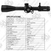 The Marcool ALT 4-16x44 SF FFP HY1629 MAR-156 is a budget-friendly riflescope featuring First Focal Plane (FFP) reticle accuracy, side focus parallax adjustment from 15 yards to infinity, and a versatile 30mm tube. You get fully multi-coated lenses, as well as a compact and lightweight design.