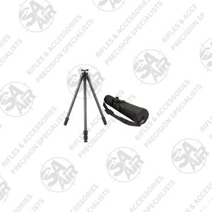 The Titanium Heavy Duty Carbon Fiber Tripod for ARCA and Picatinny is light in weight and comes with a carry bag. Perfect for shooting or mounting optics like a spotting scope.
