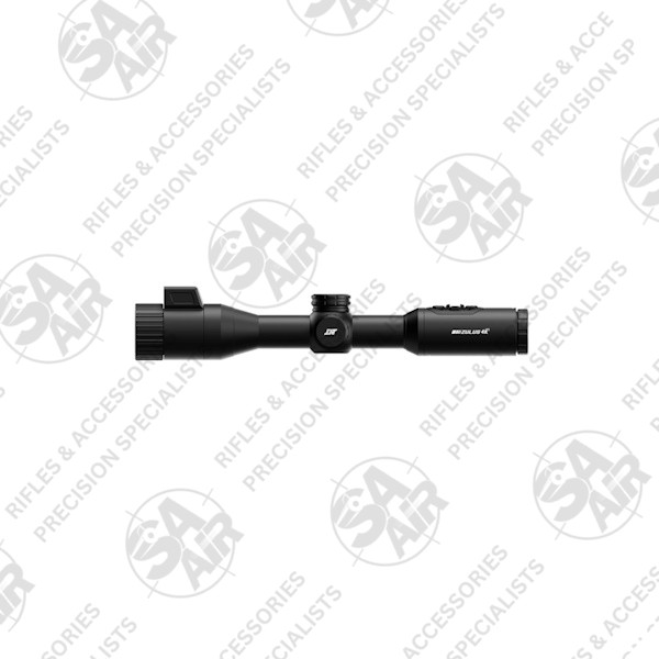 The DNT Zulus 4K Digital DN Vision LRF Ballistics Scope (ZT4K324R) is DNT’s first 4K tube-style digital day/night vision scope. Featuring a Sony STARVIS 2 4K CMOS sensor, 50mm f/1.8 ED lens, 3–24× magnification, built-in LRF (5–1300 yds), DNT Ballistic Engine, 64GB storage, 6h battery, and IP67/50BMG rating. Included you get Scope Rings, a Sunshade,  Flip Up Cover, Eye Cup, Data Cable,  2 x 21700 Batteries with Charger and also a User Manual.