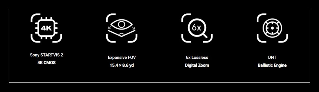 Get the DNT Zulus 4K Digital DN Vision LRF Ballistics Scope for ultra-clear day and night vision and built-in laser rangefinder with DNT Ballistics Engine.