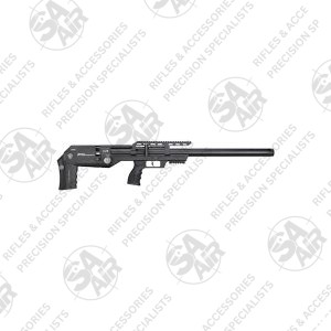 The lightweight, high-performance FX Leopard Composite Sniper Black 5.5mm features a reinforced polymer chassis. Here FX Airguns provides hunters and target shooters with a highly adjustable, ergonomic, and modular platform. Furthermore, it's more affordable and easier to carry in the field than its standard aluminum chassis counterpart.