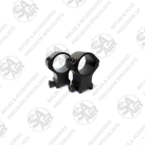 The T-Eagle 34mm High Picatinny 2PCS (TE-20-34) is a heavy-duty, two-piece lightweight aluminium alloy mount set designed for robust scopes.